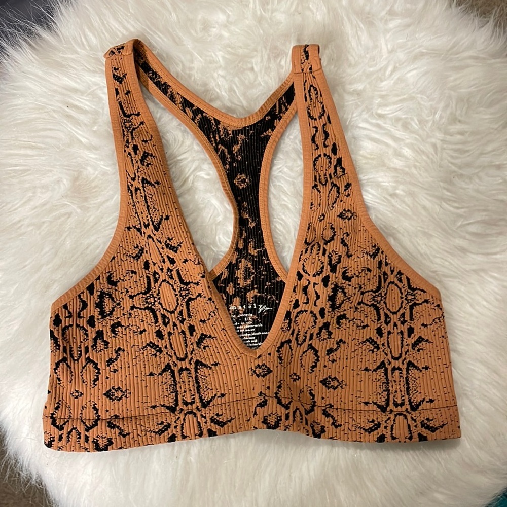 Free People animal print bralette. Comfortable and sexy at the same time? Yes!